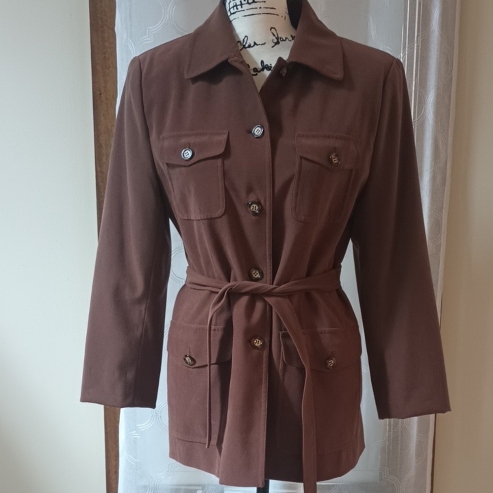 Talbots Women's Dark Rust Utility Jacket